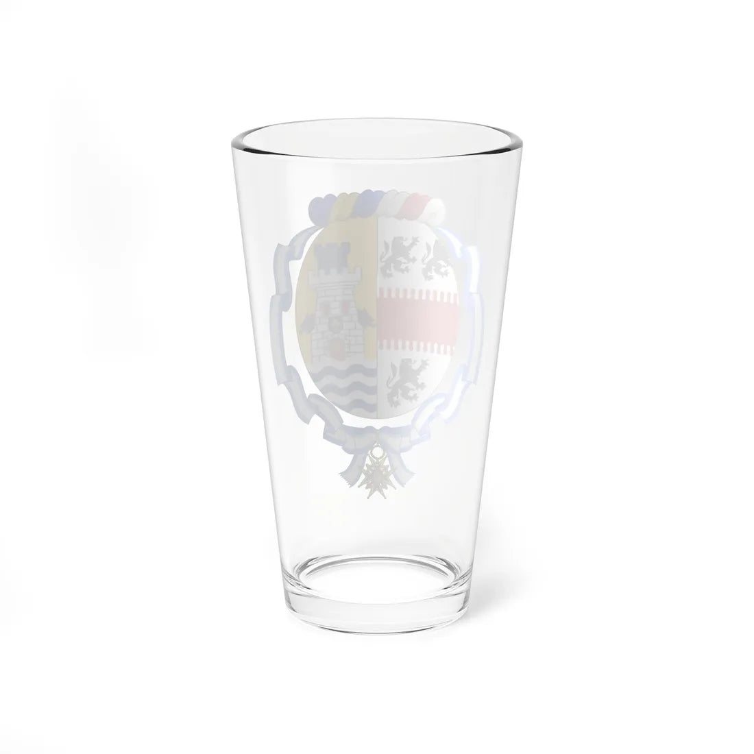 Coat of Arms of Leonor Victoria Oyarzún Ivanovic Order of Charles III (Spain) (Coat of Arms) Pint Glass 16oz - Go Mug Yourself