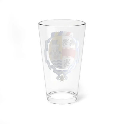 Coat of Arms of Leonor Victoria Oyarzún Ivanovic Order of Charles III (Spain) (Coat of Arms) Pint Glass 16oz - Go Mug Yourself