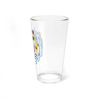 Coat of Arms of Leonor Victoria Oyarzún Ivanovic Order of Charles III (Spain) (Coat of Arms) Pint Glass 16oz - Go Mug Yourself