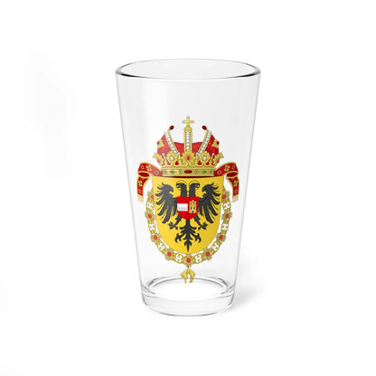 Coat of Arms of Leopold I Holy Roman Emperor-Or shield variant (Austria) (Coat of Arms) Pint Glass 16oz 16oz - Go Mug Yourself