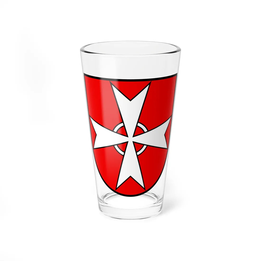 Coat of arms of Leuggern (Switzerland) (Coat of Arms) Pint Glass 16oz 16oz - Go Mug Yourself