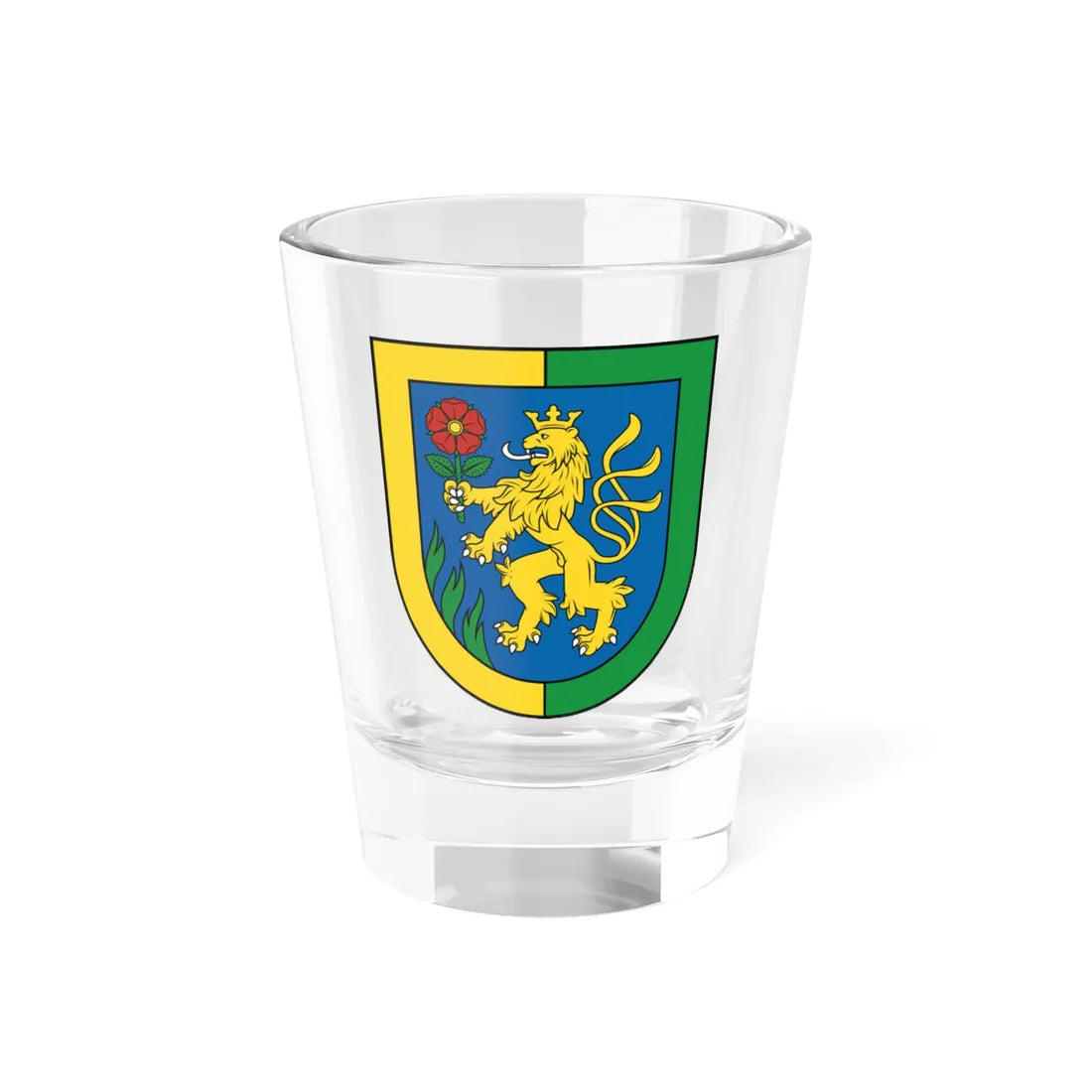 Coat of Arms of Levice (Slovakia) (Coat of Arms) Shot Glass 1.5oz 1.5oz - Go Mug Yourself