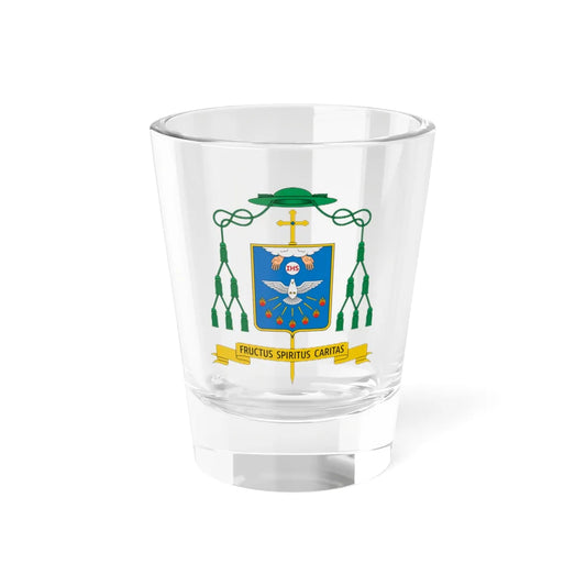 Coat of arms of Liberatus Sangu (Tanzania) (Coat of Arms) Shot Glass 1.5oz 1.5oz - Go Mug Yourself