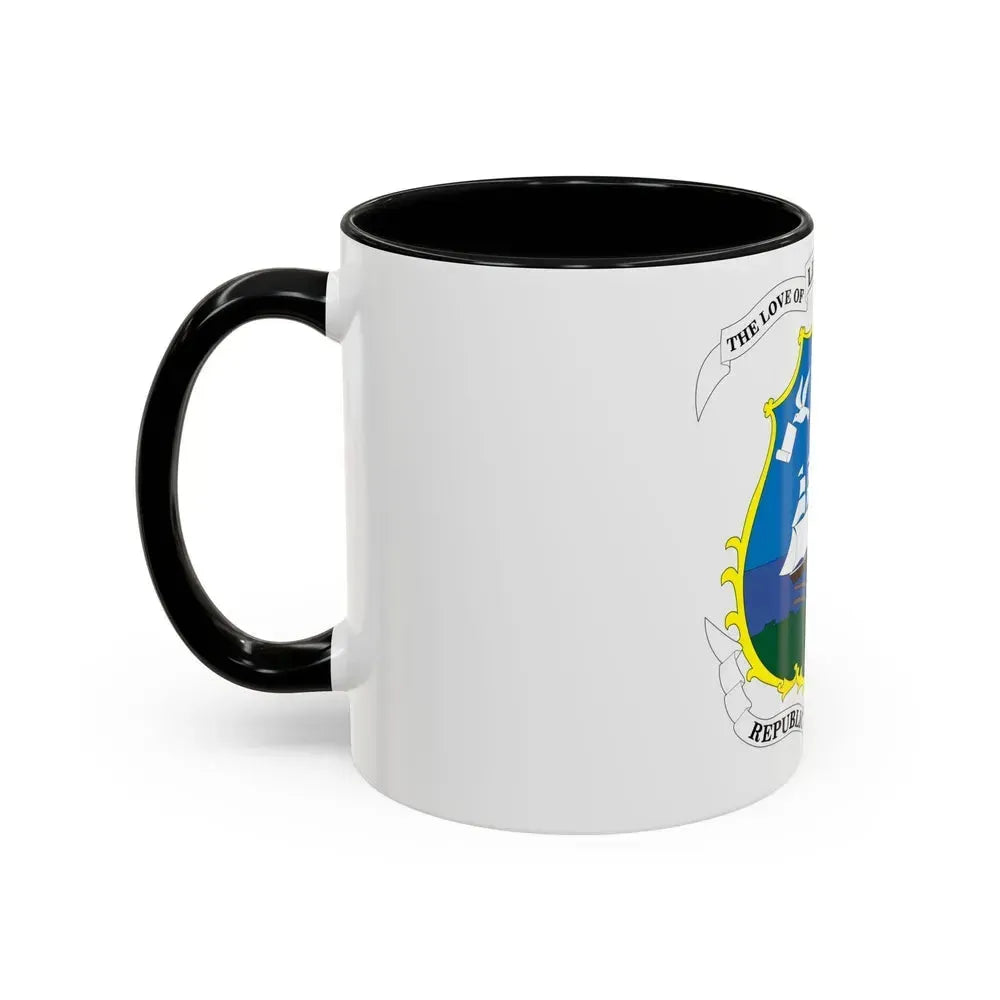 Coat of arms of Liberia - Accent Coffee Mug - Go Mug Yourself