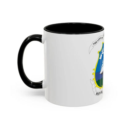 Coat of arms of Liberia - Accent Coffee Mug - Go Mug Yourself