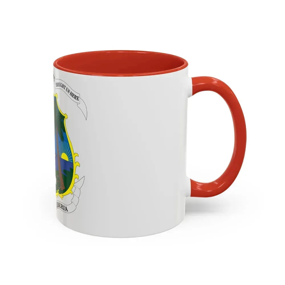 Coat of arms of Liberia - Accent Coffee Mug - Go Mug Yourself