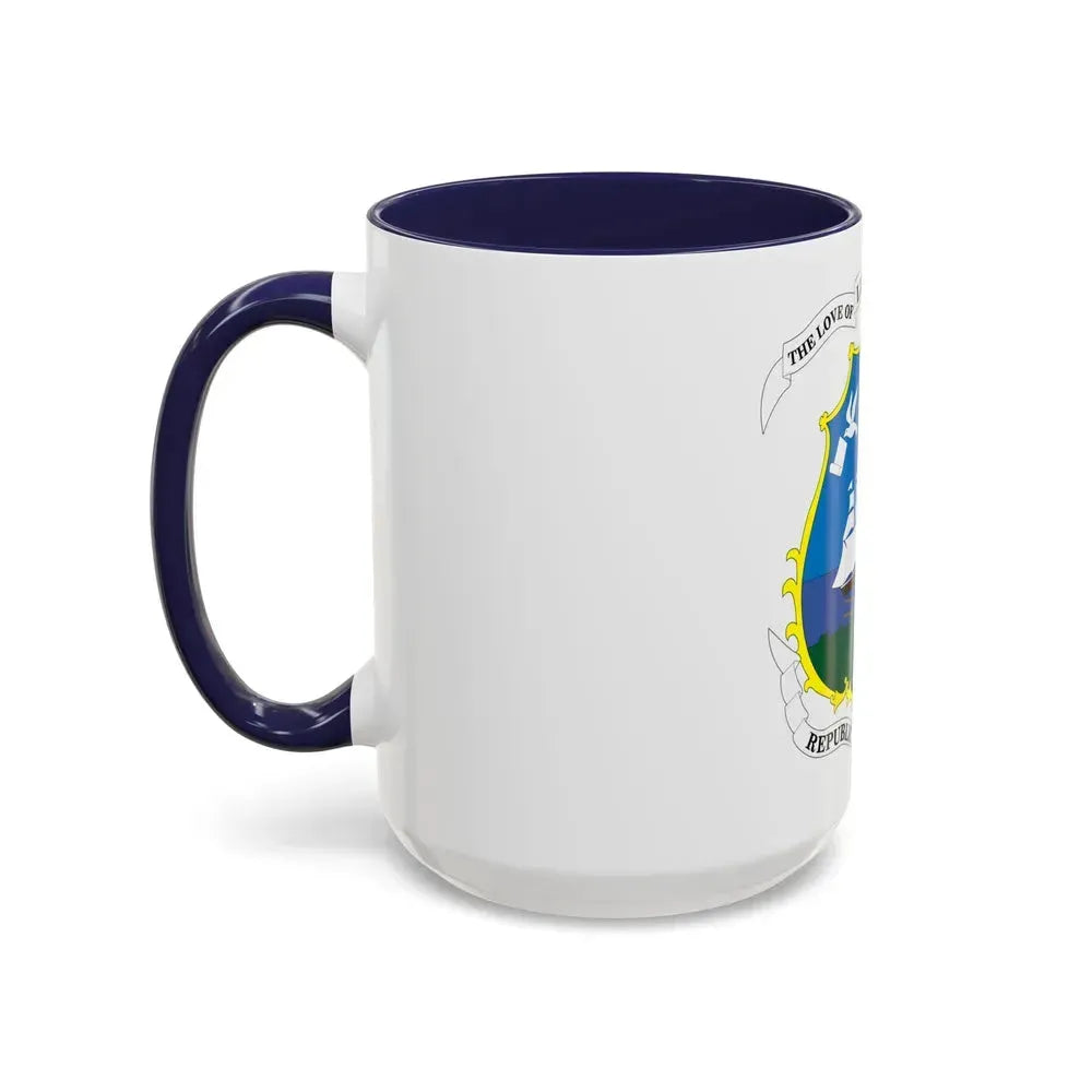 Coat of arms of Liberia - Accent Coffee Mug - Go Mug Yourself