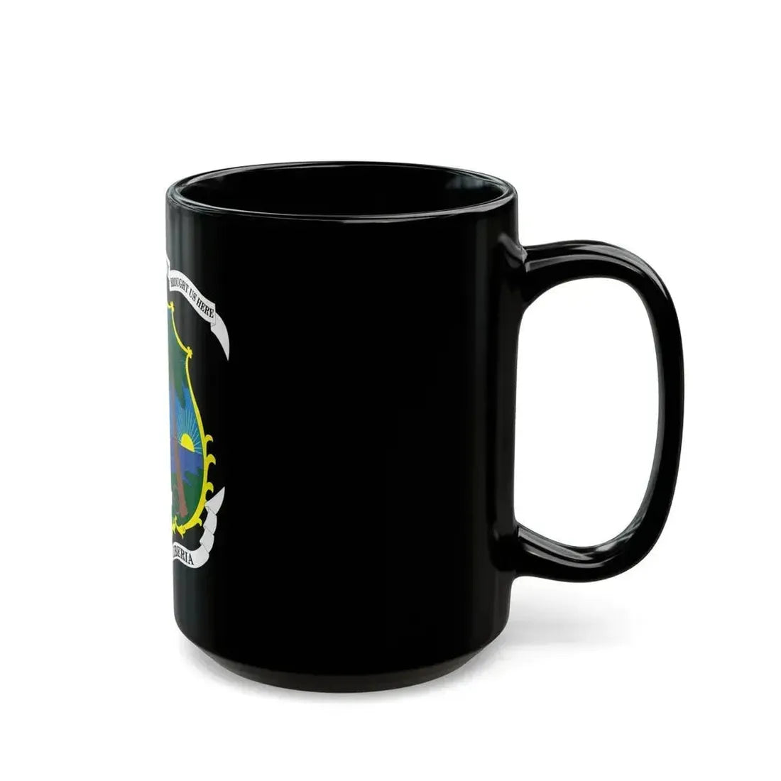 Coat of arms of Liberia - Black Coffee Mug - Go Mug Yourself