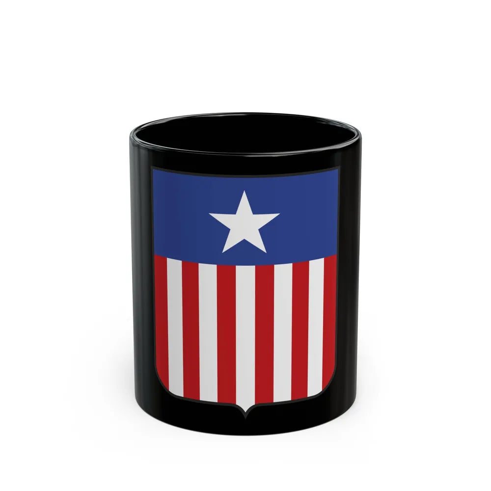 Coat of arms of Liberia in 1889 - Black Coffee Mug-11oz-Go Mug Yourself