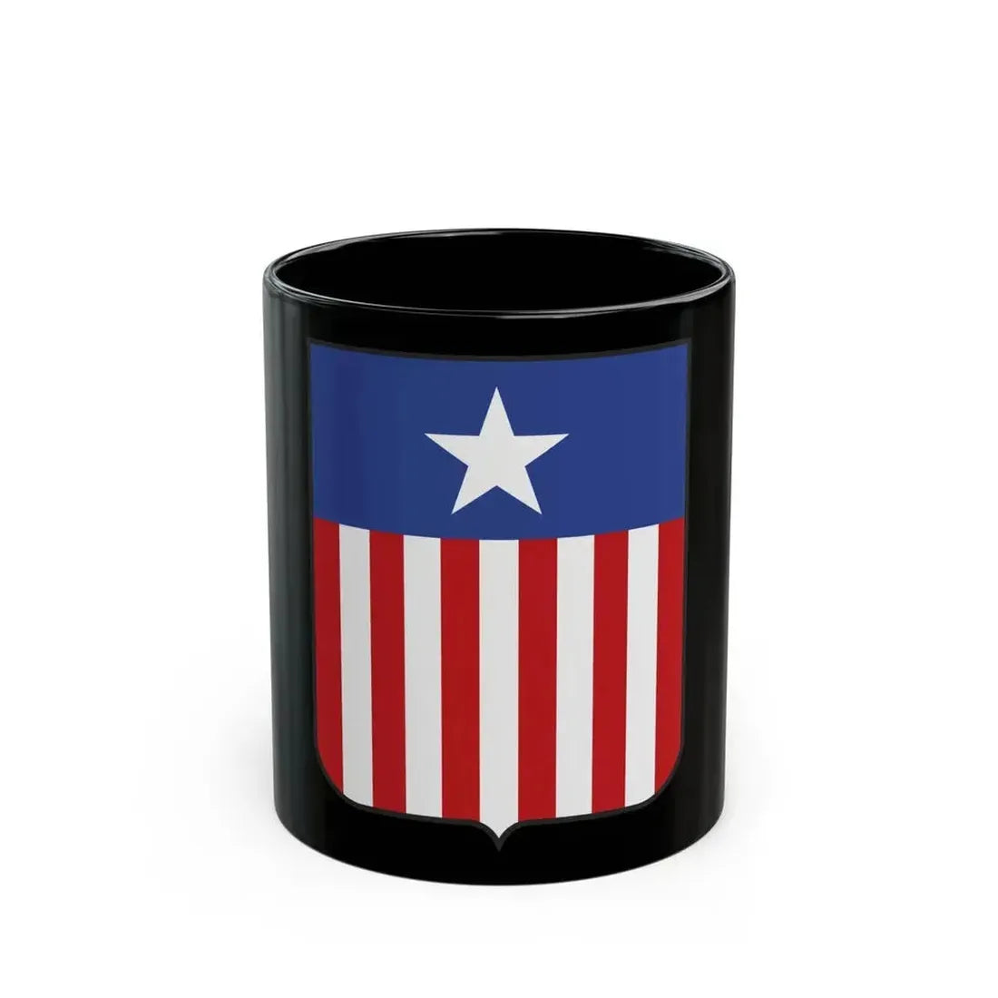 Coat of arms of Liberia in 1889 - Black Coffee Mug 11oz - Go Mug Yourself