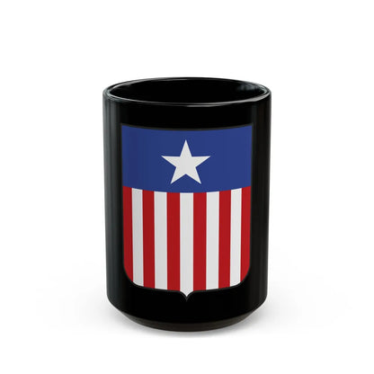 Coat of arms of Liberia in 1889 - Black Coffee Mug-15oz-Go Mug Yourself