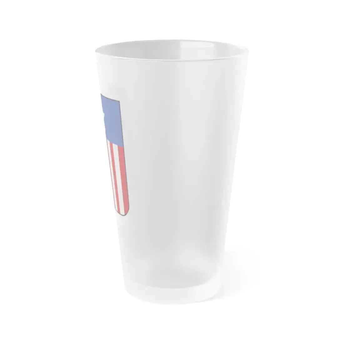 Coat of arms of Liberia in 1889 - Frosted Pint Glass 16oz - Go Mug Yourself