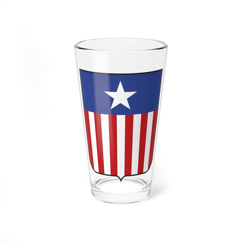 Coat of arms of Liberia in 1889 - Pint Glass 16oz-16oz-Go Mug Yourself