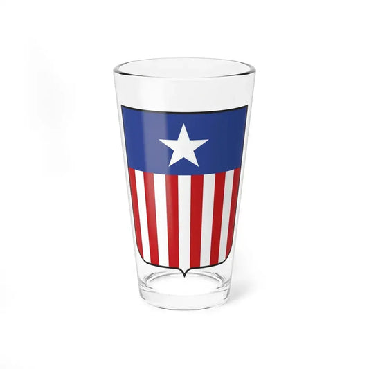 Coat of arms of Liberia in 1889 - Pint Glass 16oz 16oz - Go Mug Yourself