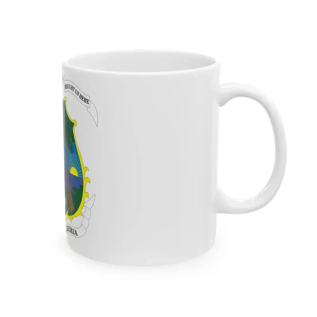 Coat of arms of Liberia - White Coffee Mug - Go Mug Yourself