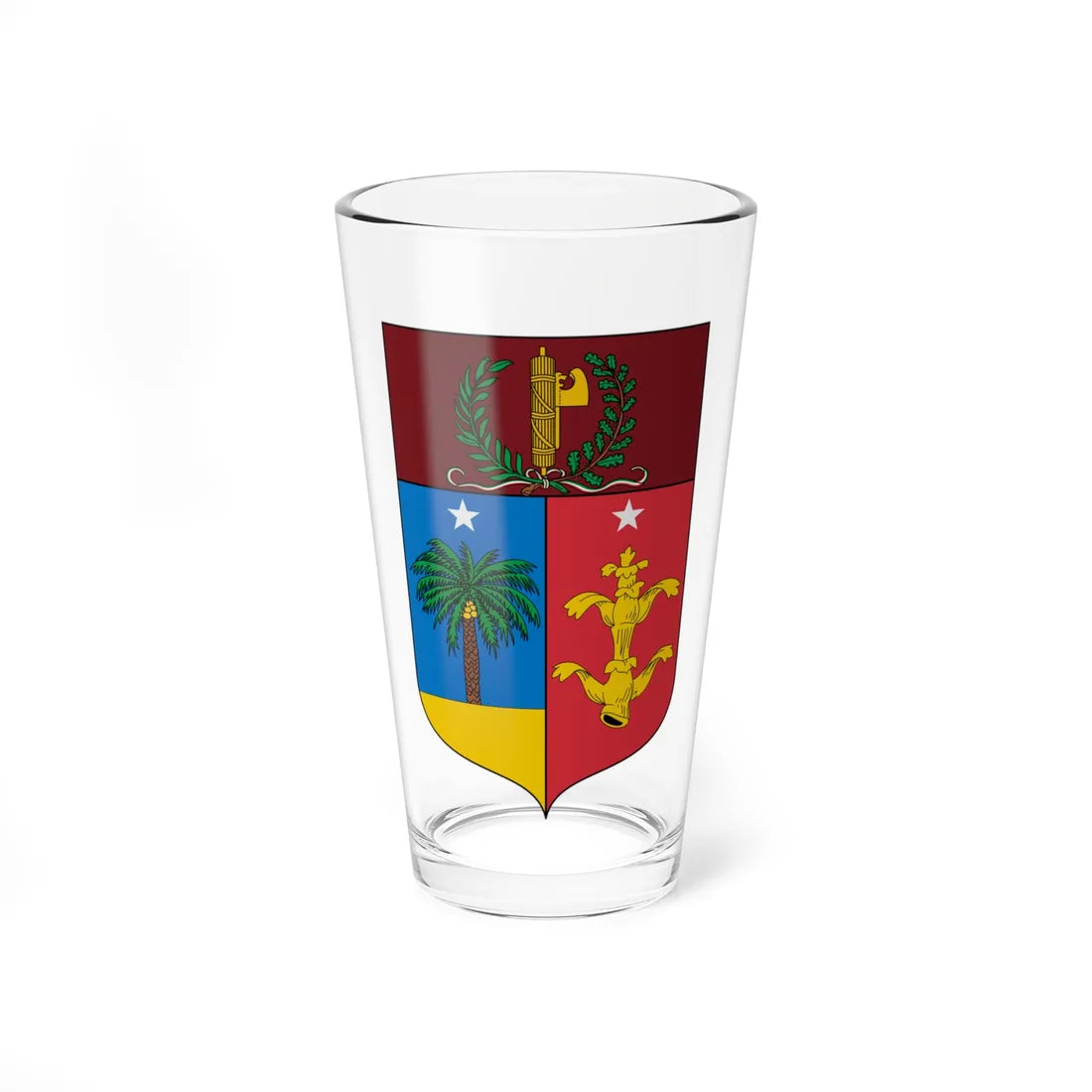 Coat of arms of Libya 1940-1943 (Libya) (Coat of Arms) Pint Glass 16oz 16oz - Go Mug Yourself