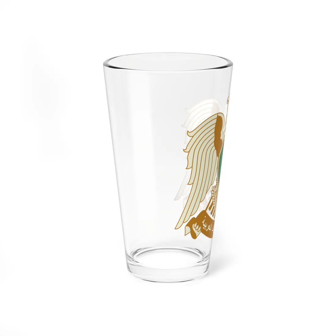 Coat of arms of Libya 1977-2011 (Libya) (Coat of Arms) Pint Glass 16oz - Go Mug Yourself