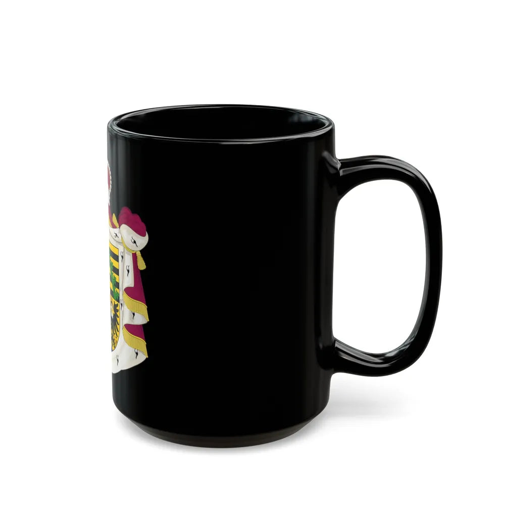 Coat of arms of Liechtenstein - Black Coffee Mug-Go Mug Yourself