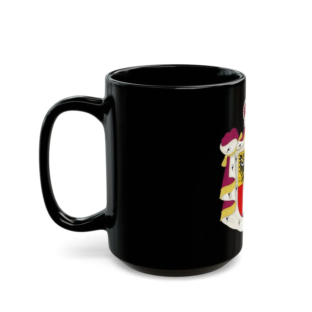 Coat of arms of Liechtenstein - Black Coffee Mug-Go Mug Yourself