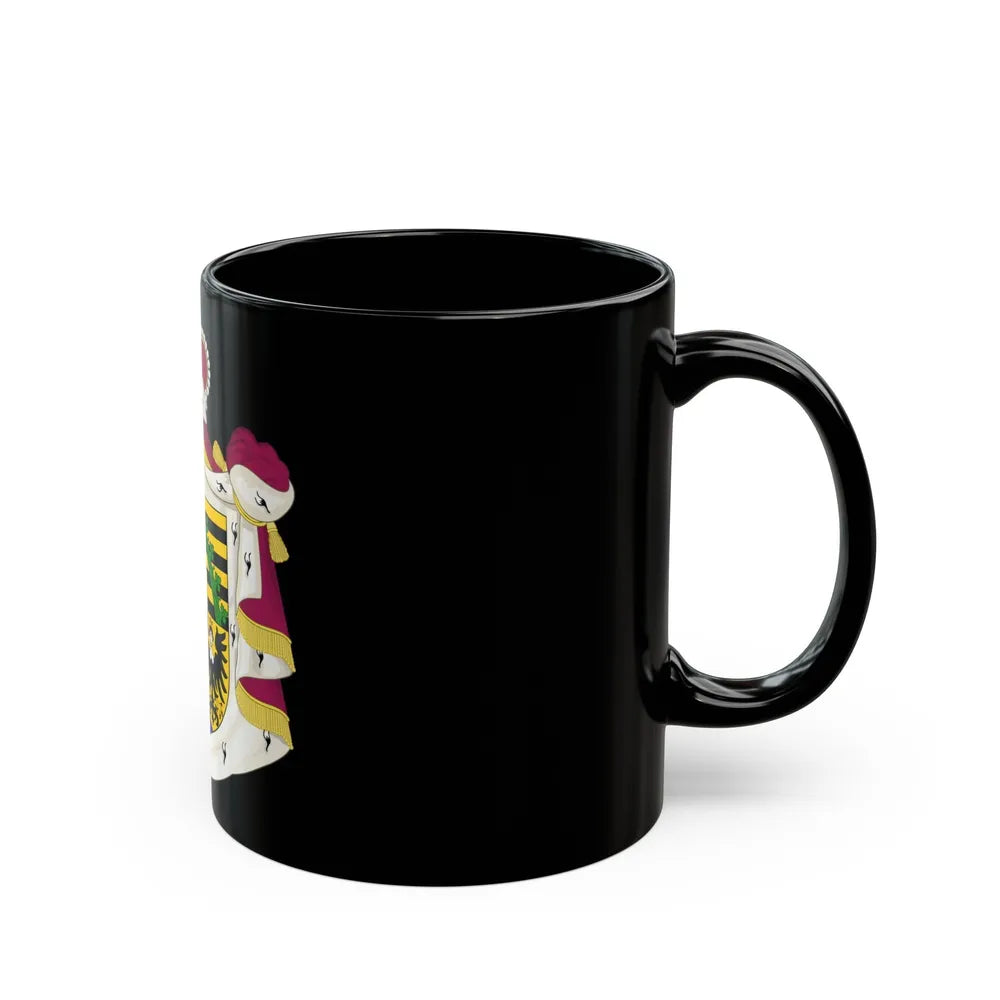 Coat of arms of Liechtenstein - Black Coffee Mug-Go Mug Yourself