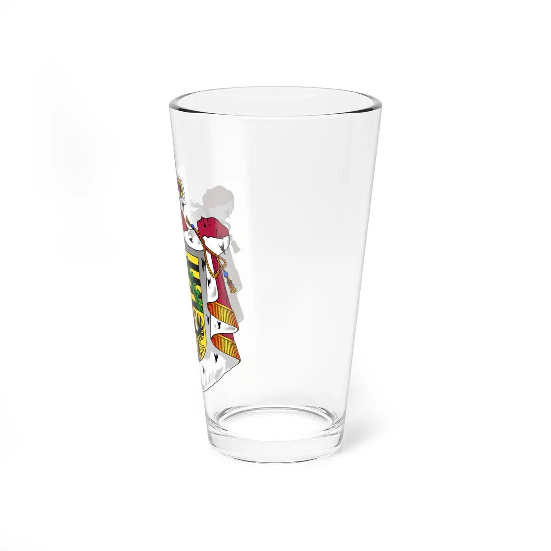Coat of arms of Liechtenstein (Liechtenstein) (Coat of Arms) Pint Glass 16oz - Go Mug Yourself