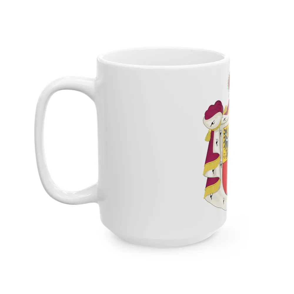 Coat of arms of Liechtenstein - White Coffee Mug-Go Mug Yourself