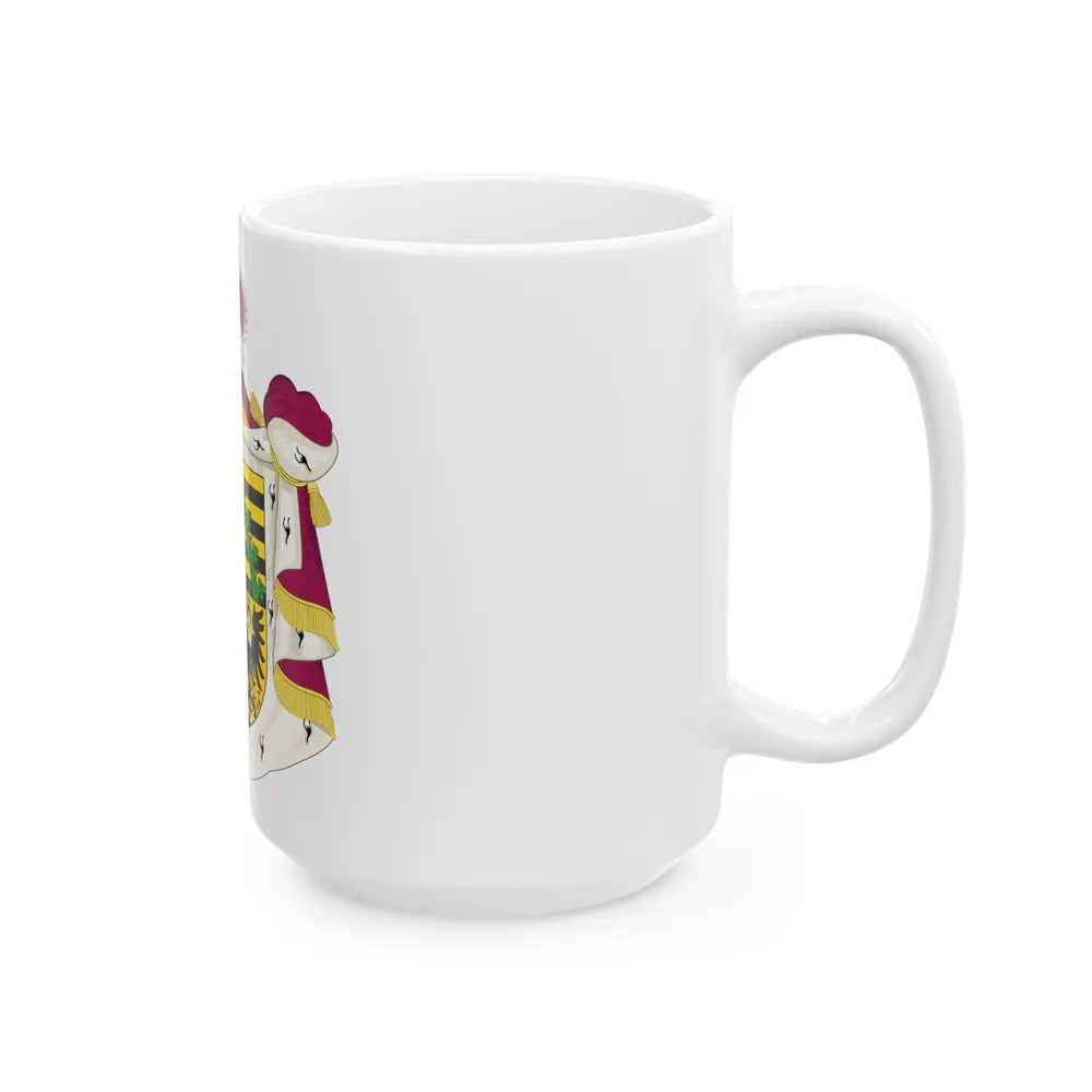 Coat of arms of Liechtenstein - White Coffee Mug-Go Mug Yourself