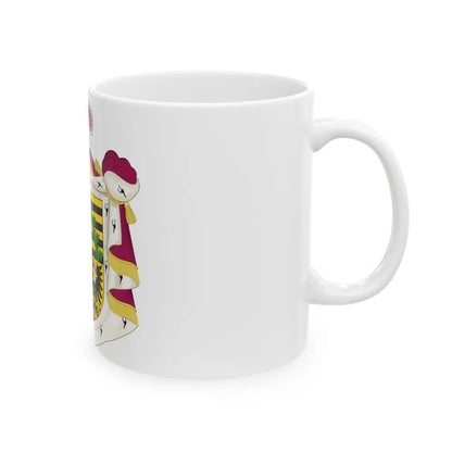 Coat of arms of Liechtenstein - White Coffee Mug-Go Mug Yourself