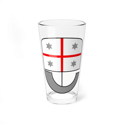 Coat of arms of Liguria (Italy) (Coat of Arms) Pint Glass 16oz 16oz - Go Mug Yourself