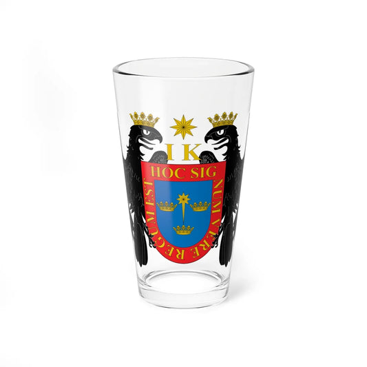 Coat of arms of Lima 1537 (Peru) (Coat of Arms) Pint Glass 16oz 16oz - Go Mug Yourself
