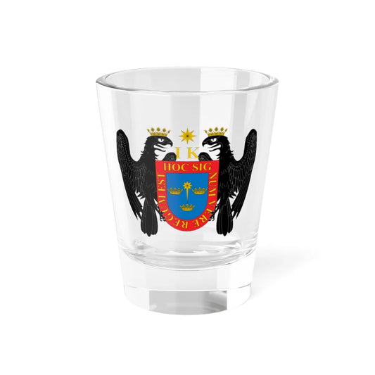 Coat of arms of Lima 1537 (Peru) (Coat of Arms) Shot Glass 1.5oz 1.5oz - Go Mug Yourself