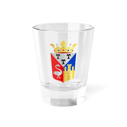 Coat of arms of Lingewaard (Netherlands) (Coat of Arms) Shot Glass 1.5oz 1.5oz - Go Mug Yourself