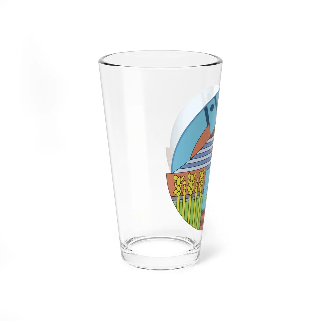 Coat of arms of Lipkovo Municipality (North Macedonia) (Coat of Arms) Pint Glass 16oz - Go Mug Yourself