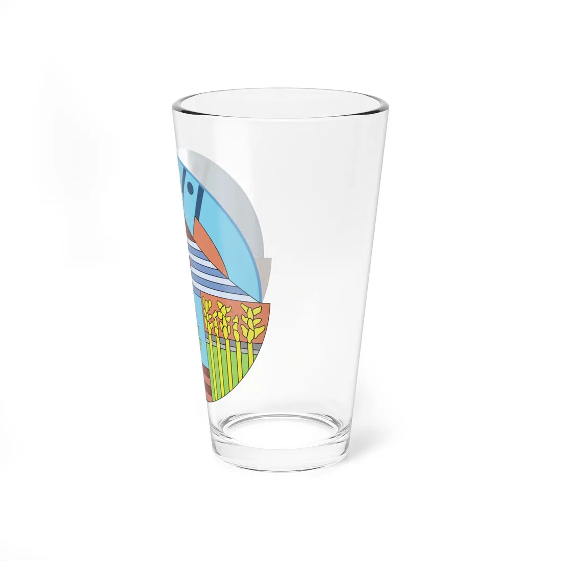 Coat of arms of Lipkovo Municipality (North Macedonia) (Coat of Arms) Pint Glass 16oz - Go Mug Yourself