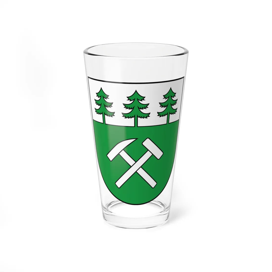 Coat of Arms of Liptovský Hrádok (Slovakia) (Coat of Arms) Pint Glass 16oz 16oz - Go Mug Yourself