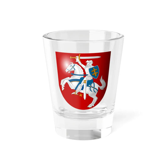 Coat of arms of Lithuania 3d (Belarus) (Coat of Arms) Shot Glass 1.5oz 1.5oz - Go Mug Yourself