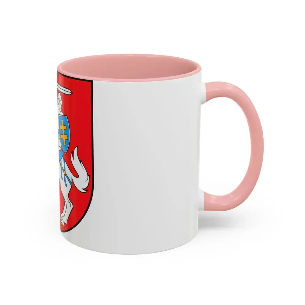 Coat of arms of Lithuania - Accent Coffee Mug - Go Mug Yourself