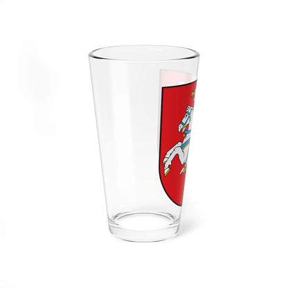 Coat of arms of Lithuania (Belarus) (Coat of Arms) Pint Glass 16oz - Go Mug Yourself