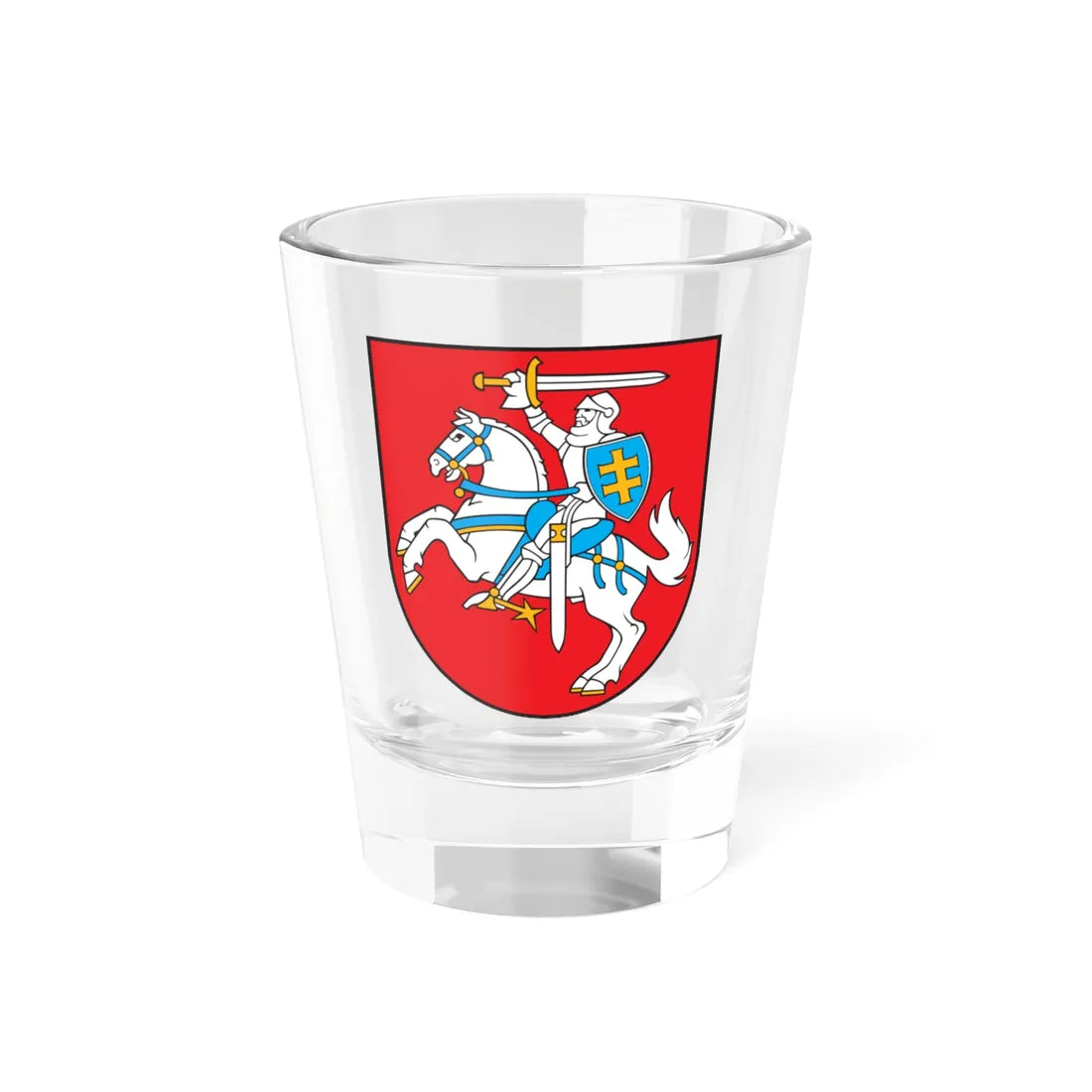 Coat of arms of Lithuania (Belarus) (Coat of Arms) Shot Glass 1.5oz 1.5oz - Go Mug Yourself