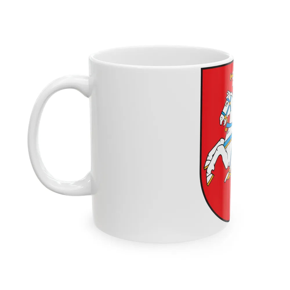 Coat of arms of Lithuania - White Coffee Mug-Go Mug Yourself