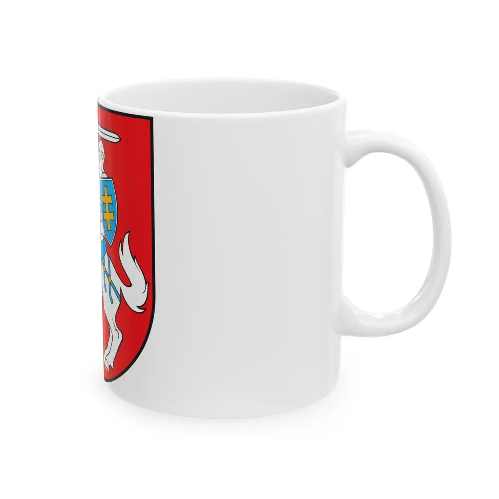 Coat of arms of Lithuania - White Coffee Mug-Go Mug Yourself