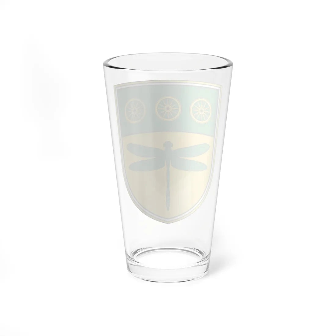 Coat of arms of Log-Dragomer (Slovenia) (Coat of Arms) Pint Glass 16oz - Go Mug Yourself