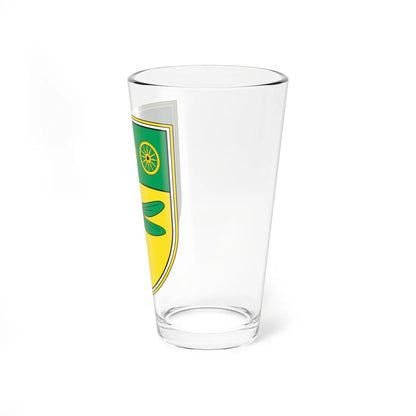 Coat of arms of Log-Dragomer (Slovenia) (Coat of Arms) Pint Glass 16oz - Go Mug Yourself