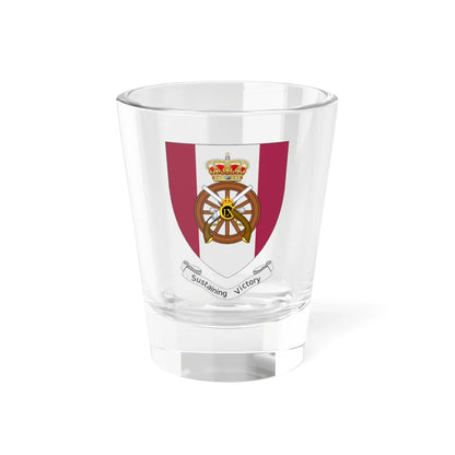 Coat of arms of Logistic Regiment (Denmark) (Coat of Arms) Shot Glass 1.5oz 1.5oz - Go Mug Yourself