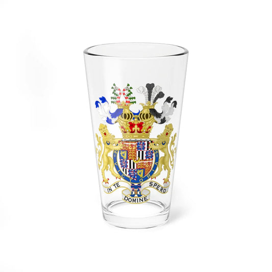 Coat of Arms of Lord Leopold Mountbatten (Spain) (Coat of Arms) Pint Glass 16oz 16oz - Go Mug Yourself