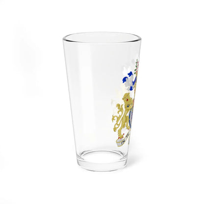 Coat of Arms of Lord Leopold Mountbatten (United Kingdom) (Coat of Arms) Pint Glass 16oz - Go Mug Yourself