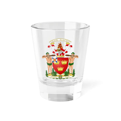 Coat of arms of lord strathspey (Canada) (Coat of Arms) Shot Glass 1.5oz 1.5oz - Go Mug Yourself