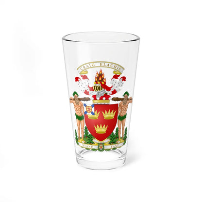 Coat of arms of lord strathspey (Scotland) (Coat of Arms) Pint Glass 16oz 16oz - Go Mug Yourself
