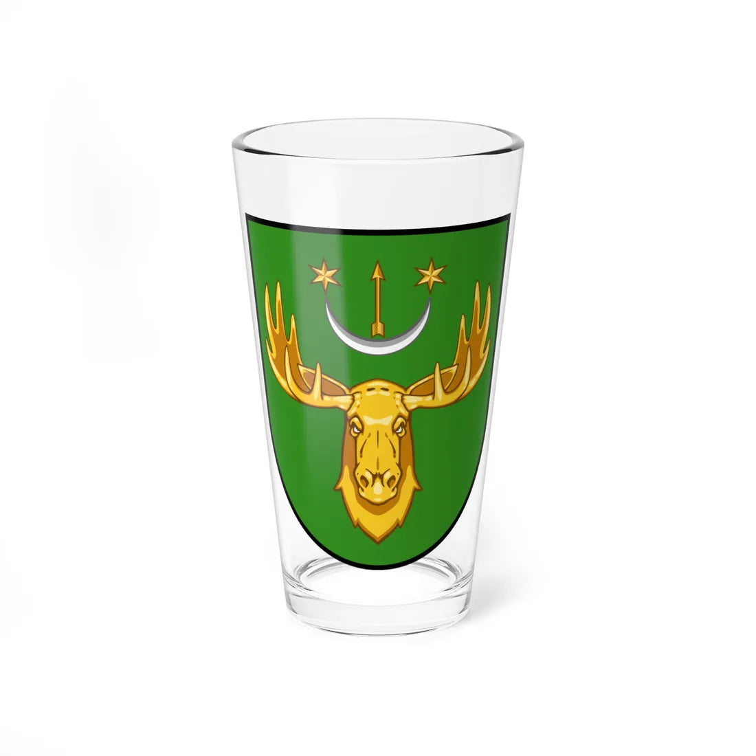 Coat of arms of Losynets (Ukraine) (Coat of Arms) Pint Glass 16oz 16oz - Go Mug Yourself
