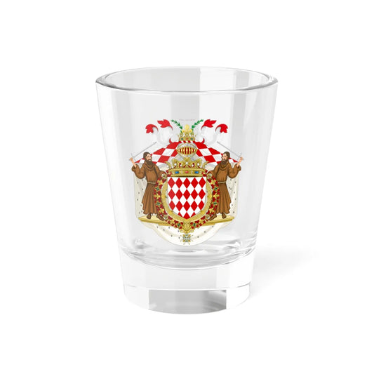 Coat of Arms of Louis I of Grimaldi Prince of Monaco Order of the Holy Spirit (Monaco) (Coat of Arms) Shot Glass 1.5oz 1.5oz - Go Mug Yourself